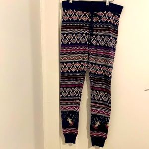 American eagle super soft patterned joggers